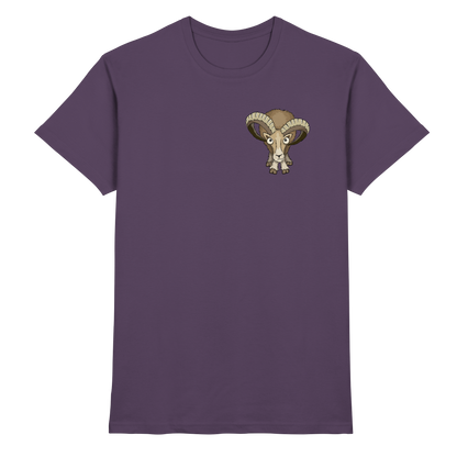 Bockiges Mufflon Widder Schafbock - Premium Shirt