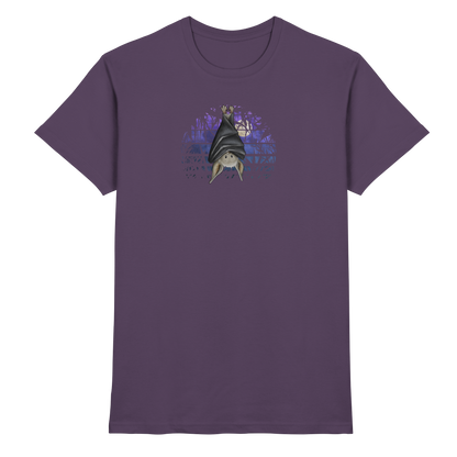 Fledermaus in blauer Nacht - Premium Shirt