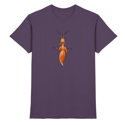 Rotes Eichhörnchen hängt ab - Premium Shirt