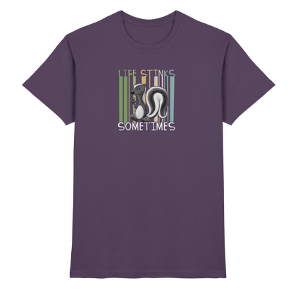 Life Stinks Sometimes Stinktier Weisheit - Premium Shirt