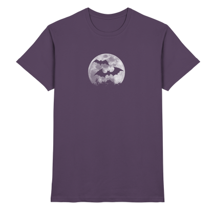 Fledermaus Silhouetten bei Vollmond - Premium Shirt