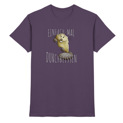 Einfach mal Durchbeissen Biber - Premium Shirt