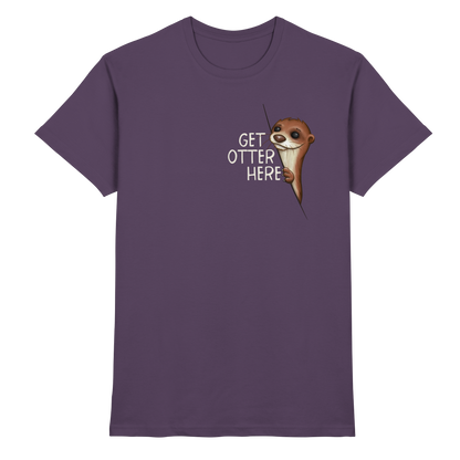 Get Otter Here | Lustiger Otter Kalauer - Premium Shirt