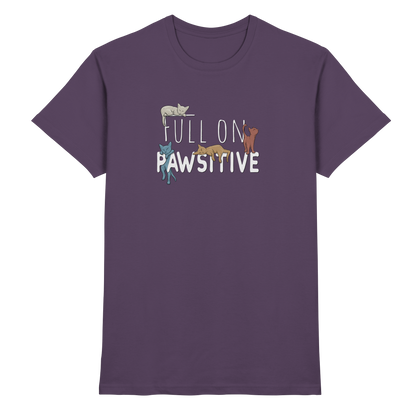 Full On Pawsitive! Gechillte Katzen - Premium Shirt