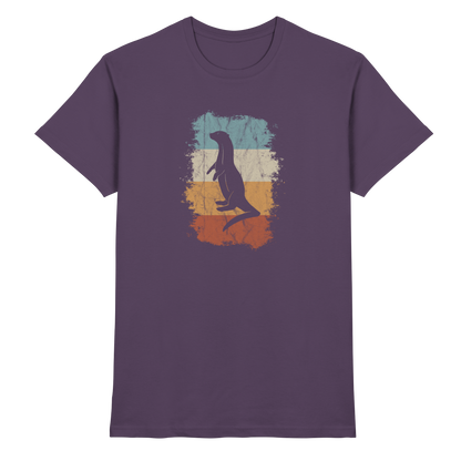 Retro Otter Fischotter Silhouette - Premium Shirt