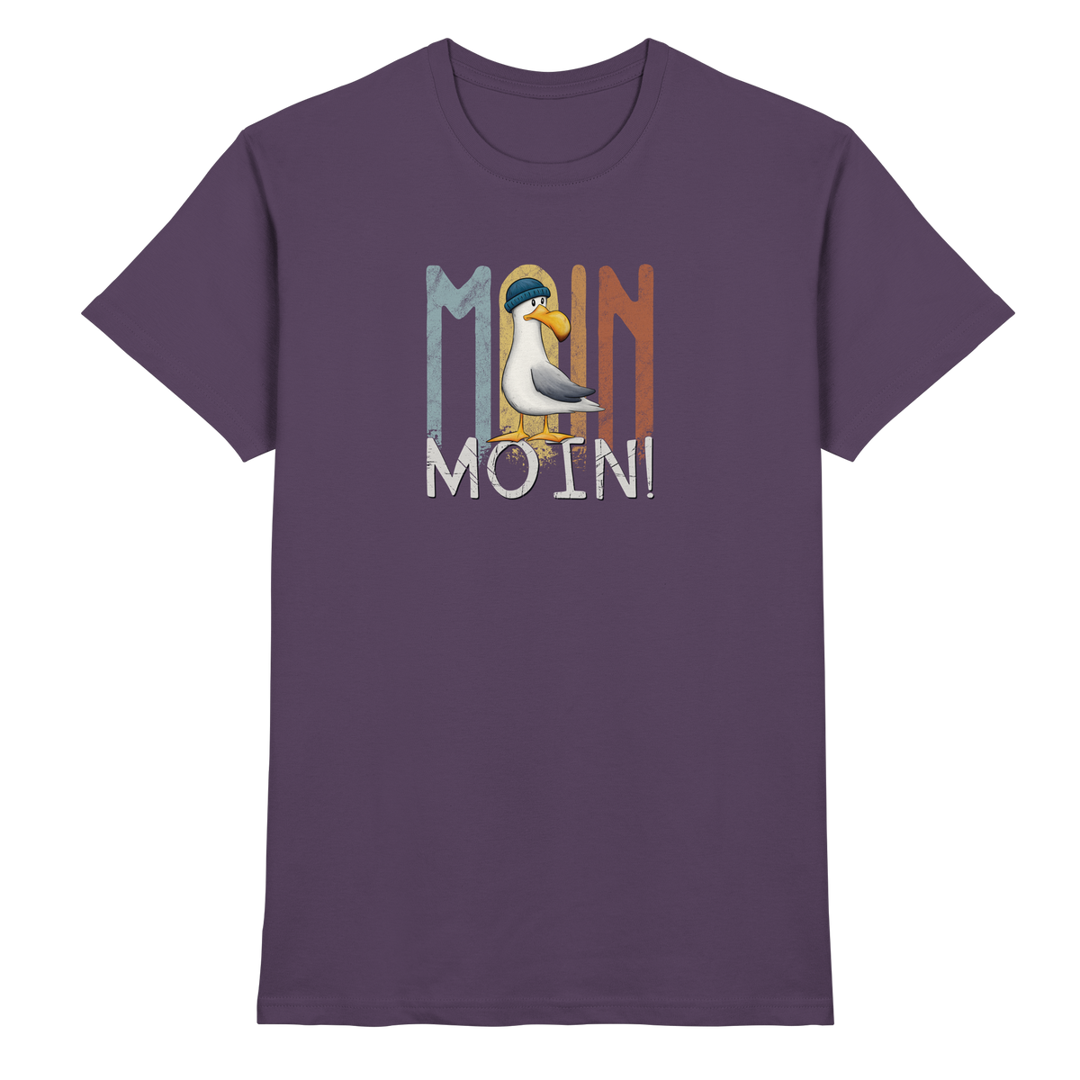 Moin Moin norddeutsche Möwe - Premium Shirt