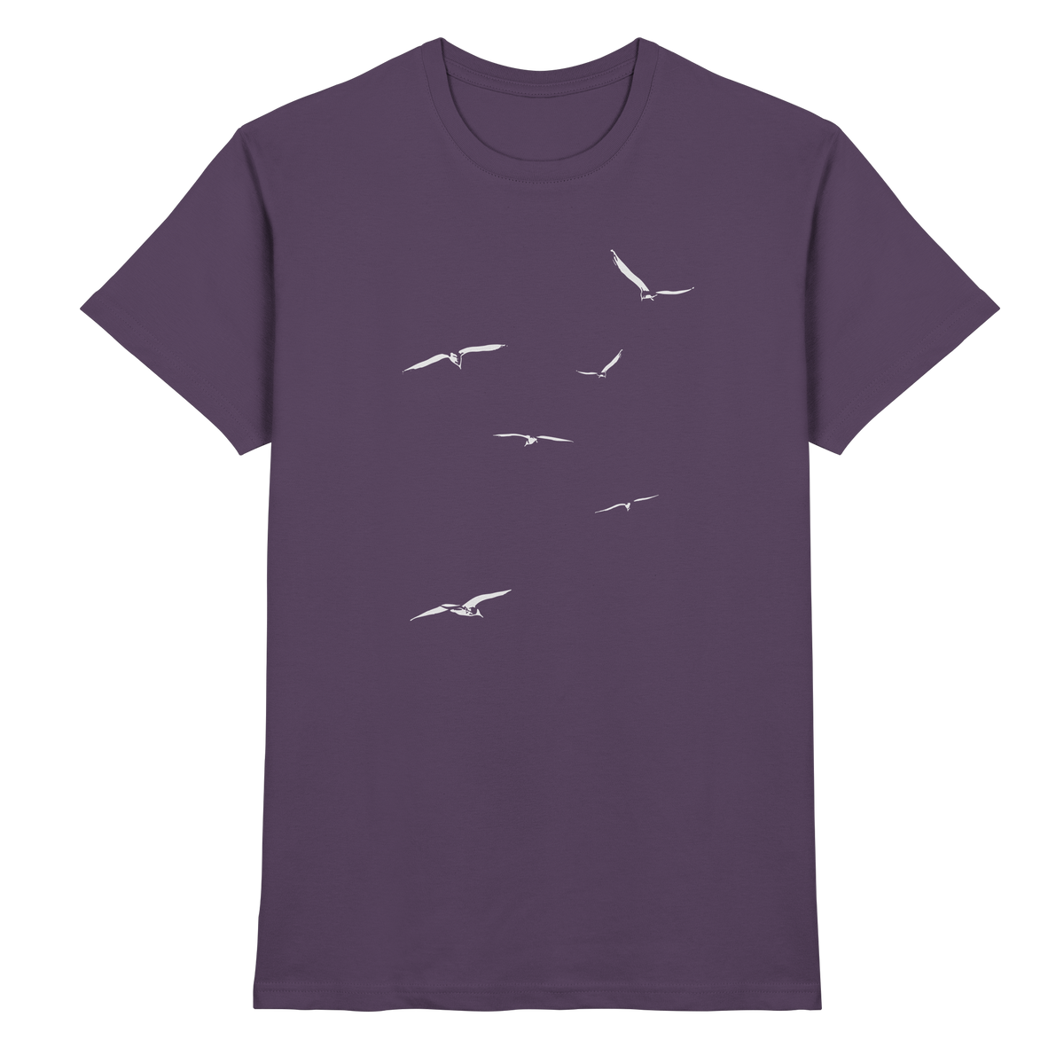 Vogelschwarm – Traum vom Fliegen - Premium Shirt