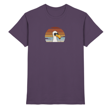 Cool lässige Retro Möwe - Premium Shirt