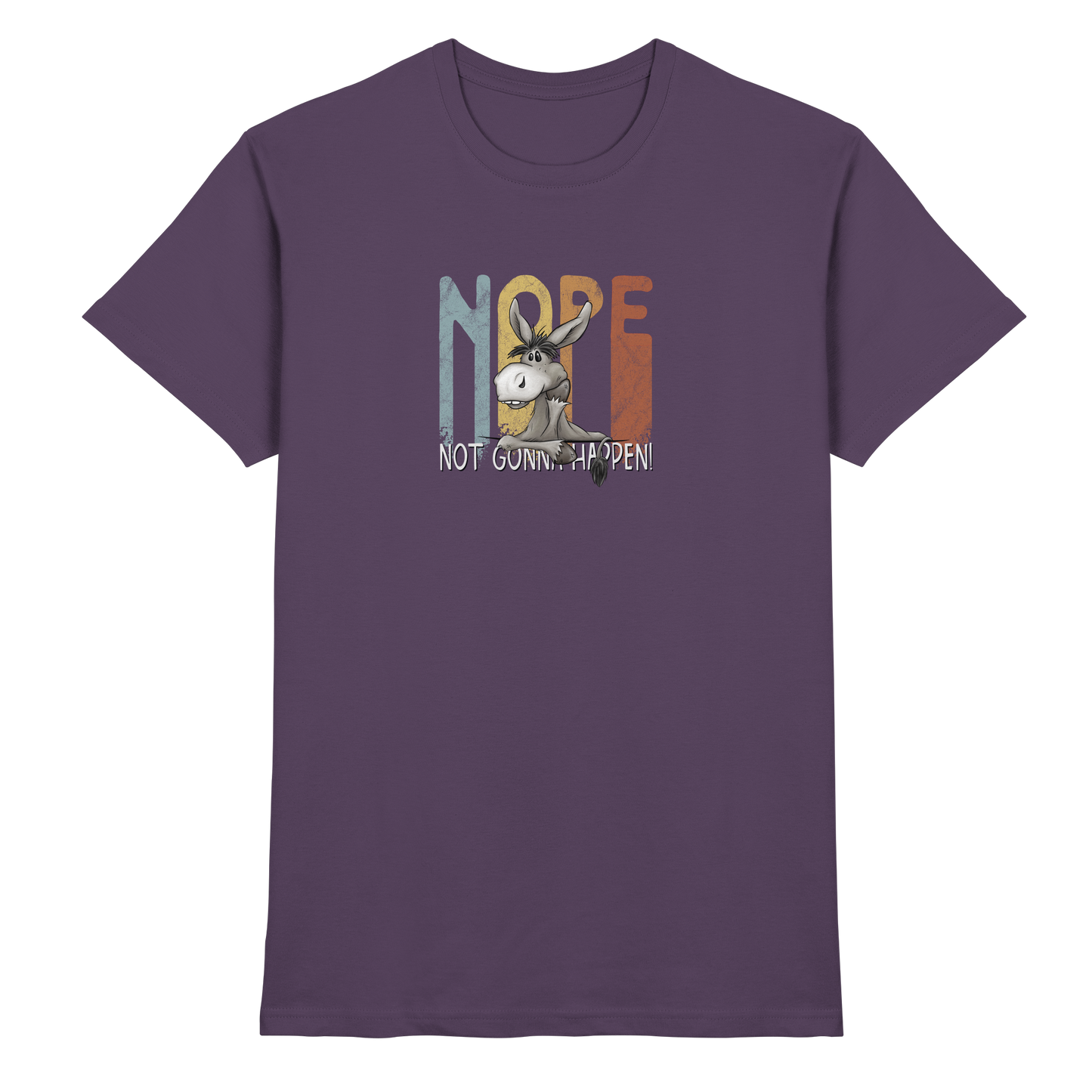 Nope | bockiger Esel - Premium Shirt