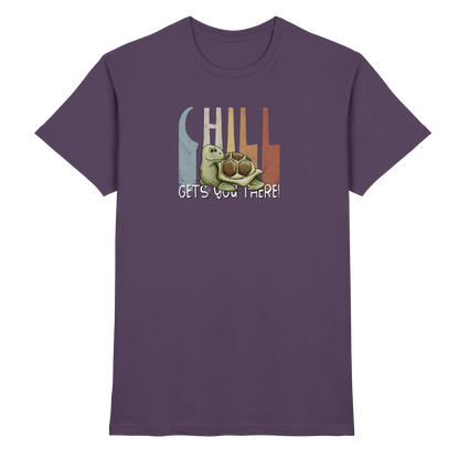 Gechillt gemütliche Schildkröte - Premium Shirt