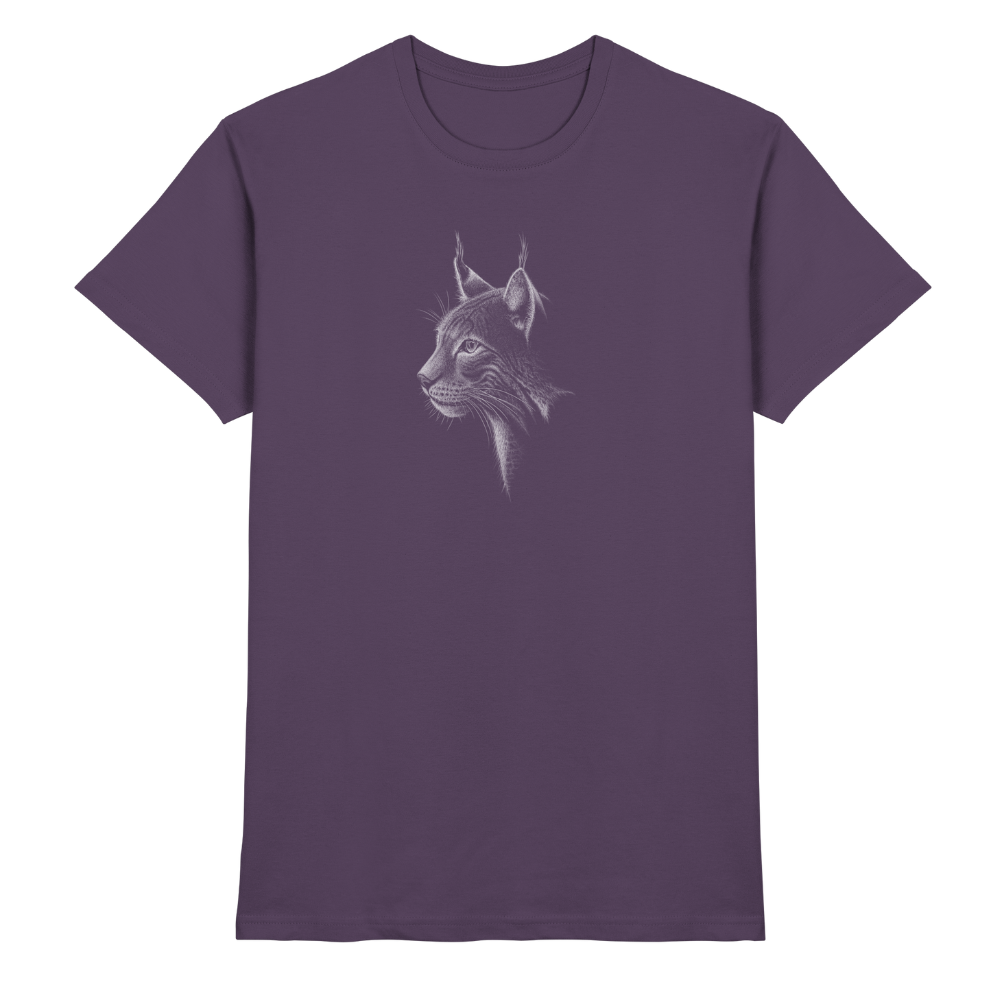 Luchs Kritzelkunst Wildkatze Illustration - Premium Shirt
