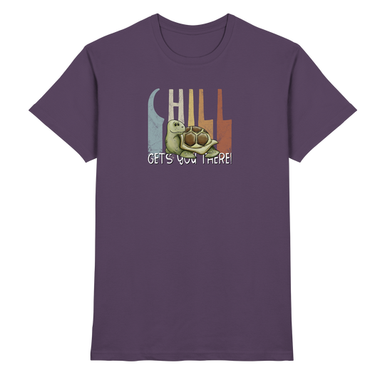 Gechillt gemütliche Schildkröte - Premium Shirt