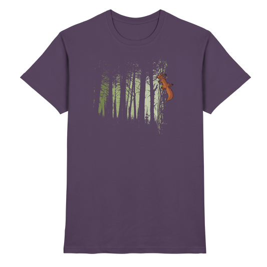 Eichhörnchen im Zwielicht-Wald - Premium Shirt
