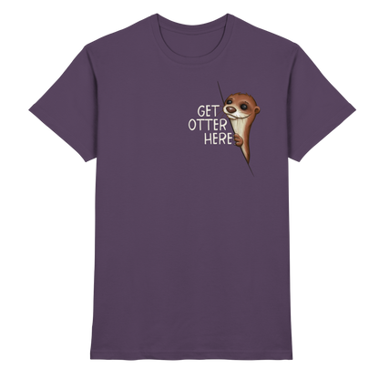 Get Otter Here | Lustiger Otter Kalauer - Premium Shirt