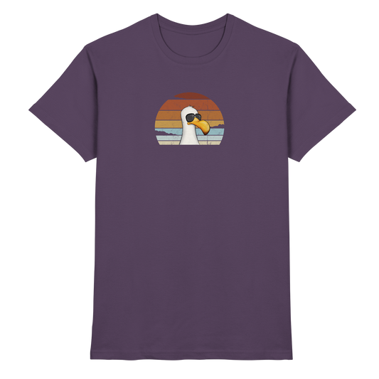 Cool lässige Retro Möwe - Premium Shirt