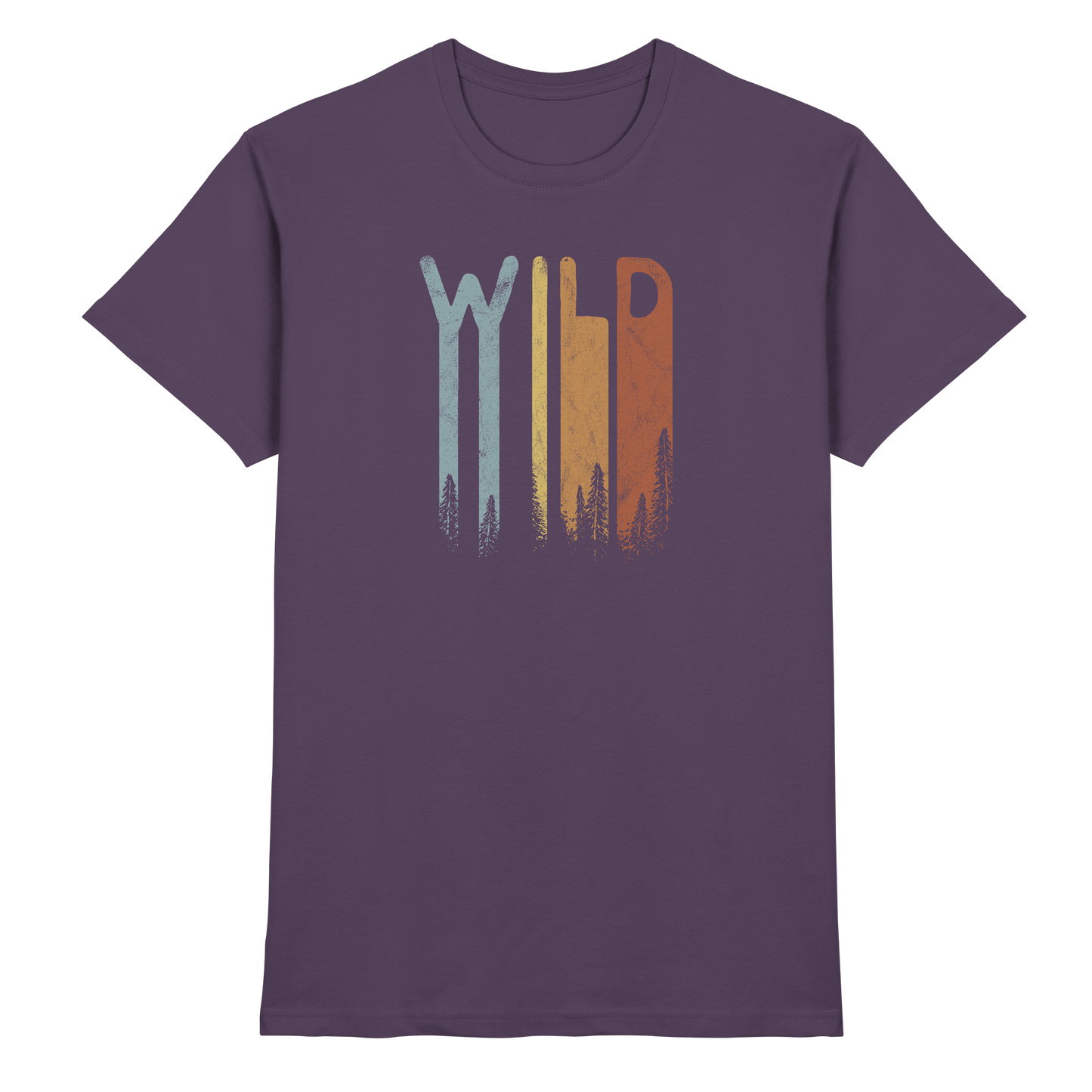 Wild Retro Schriftzug - Premium Shirt