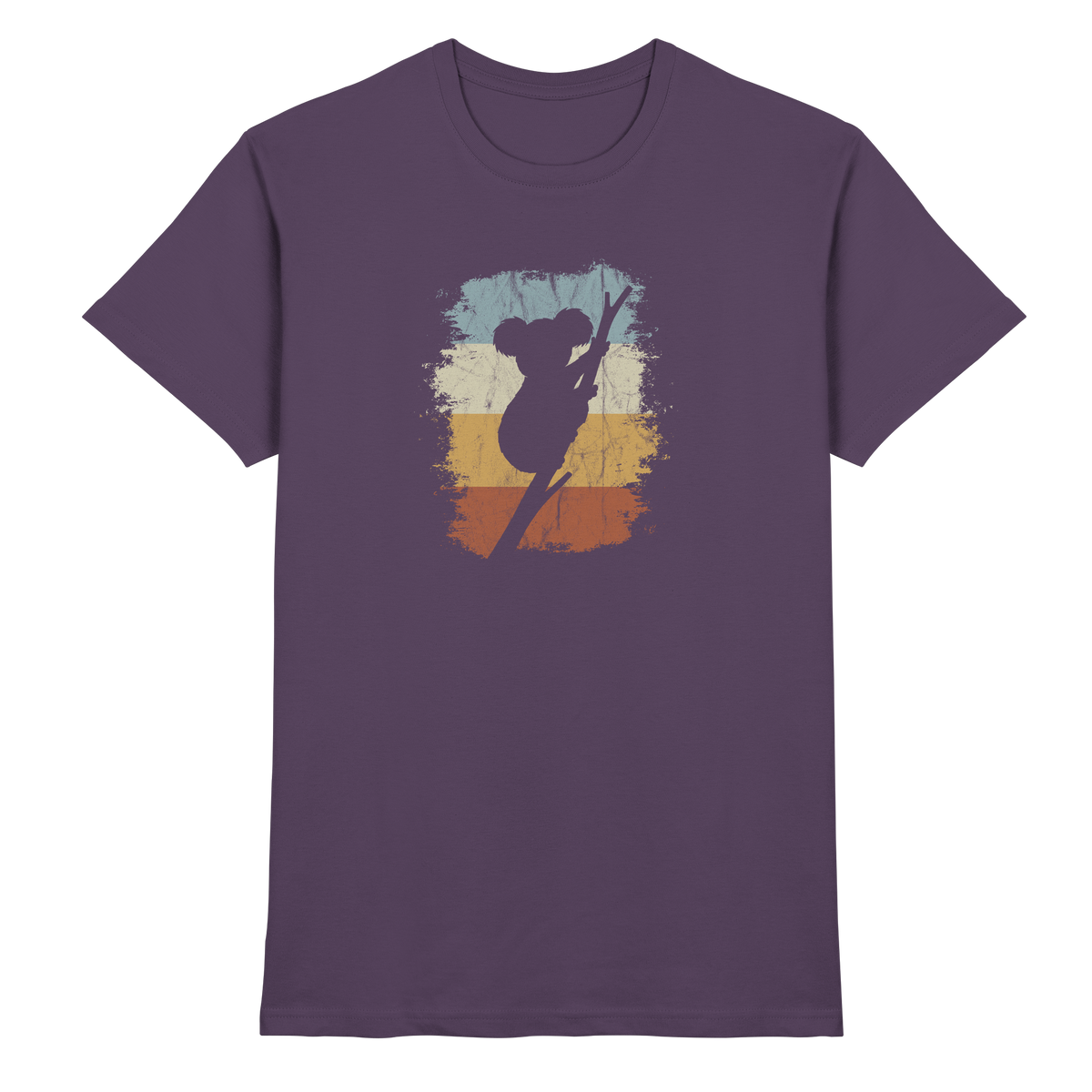 Retro kletternder Koala-Bär - Premium Shirt