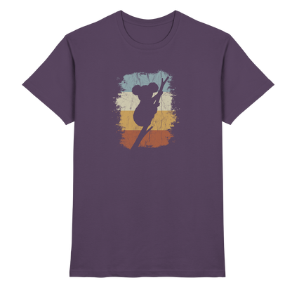 Retro kletternder Koala-Bär - Premium Shirt