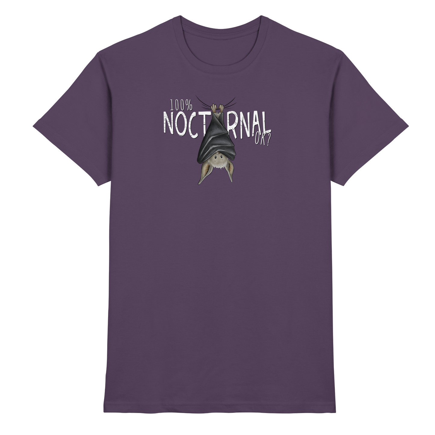 100% nachtaktive Fledermaus - Premium Shirt