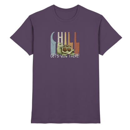 Gechillt gemütliche Schildkröte - Premium Shirt
