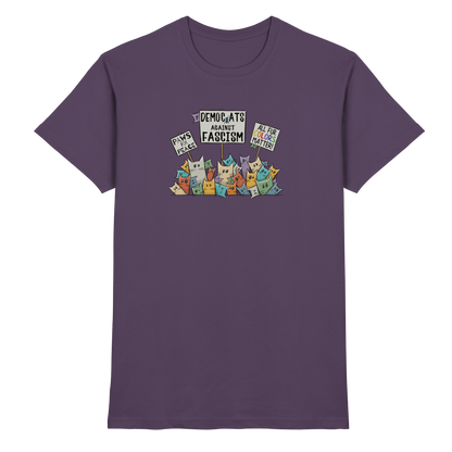 Demo-Katzen gegen Faschismus und für Vielfalt - Premium Shirt