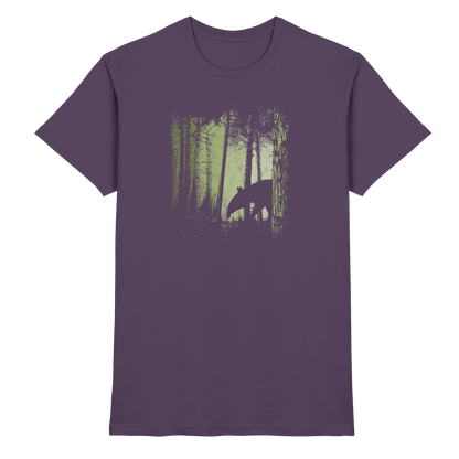 Lässiger Tapir im Zwielicht Wald - Premium Shirt