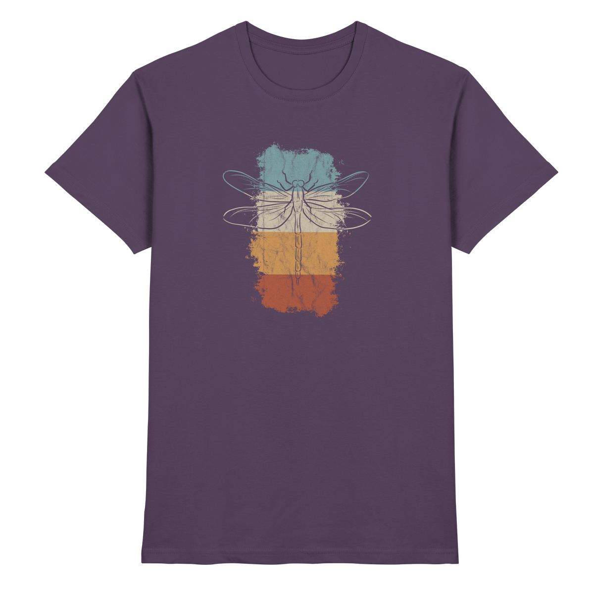 Retro Kunst Libelle | Vintage Dragonfly - Premium Shirt
