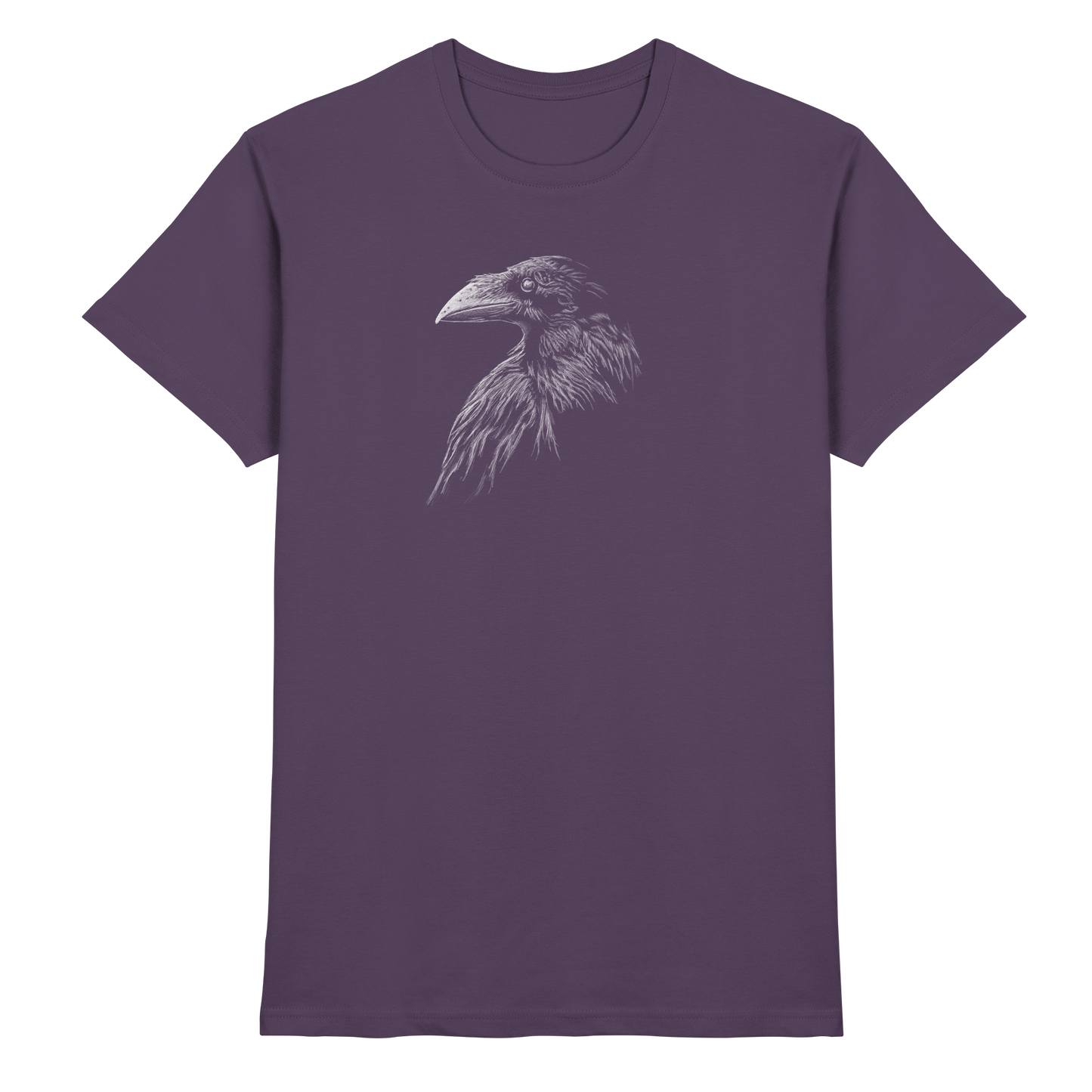 Kritzelkunst Rabe Krähe - Premium Shirt