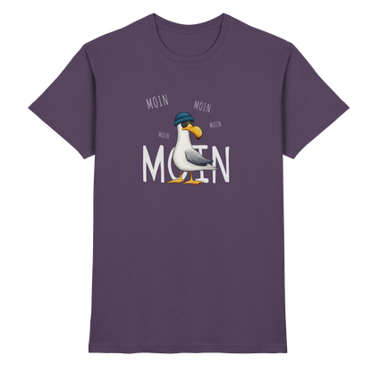 Moin Moin Lässige Hipster Möwe  - Premium Shirt