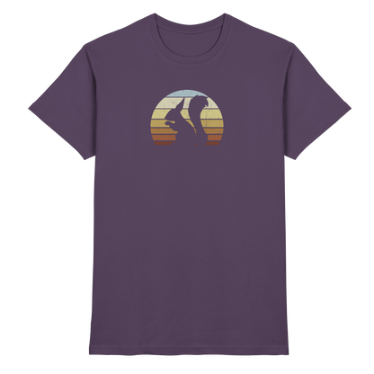 Retro Eichhörnchen Silhouette - Premium Shirt