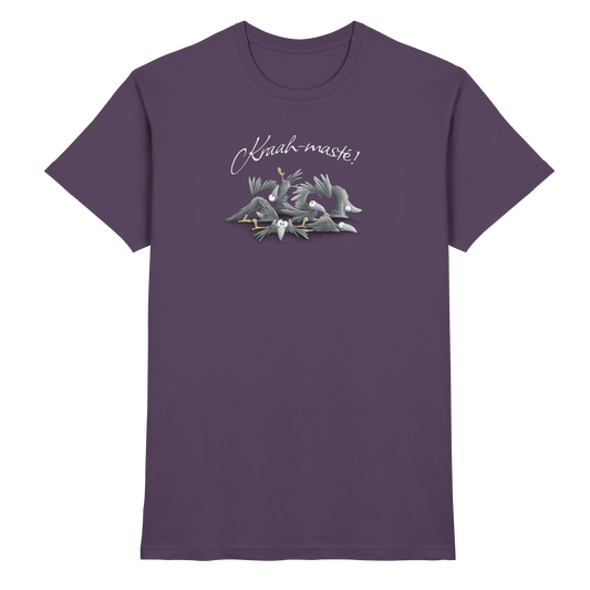 Kraah-masté! Yoga Raben Krähen - Premium Shirt