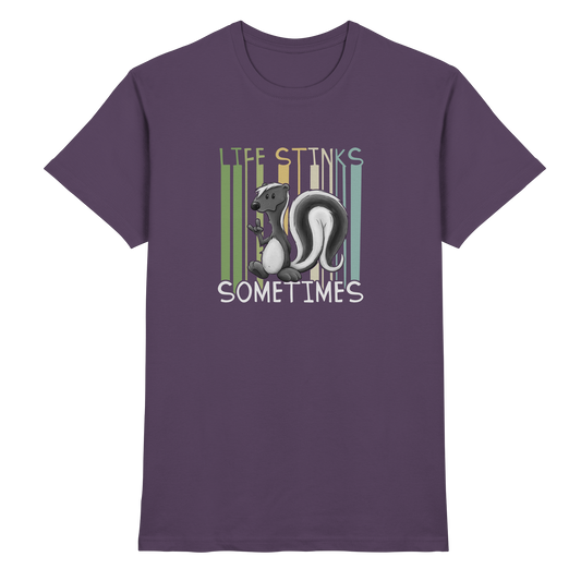 Life Stinks Sometimes Stinktier Weisheit - Premium Shirt