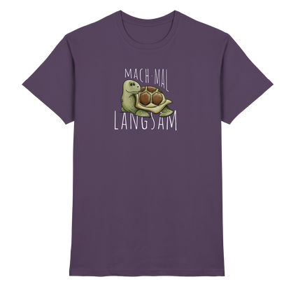 Mach mal langsam Schildkröte - Premium Shirt
