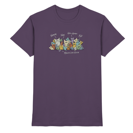 Nope, Nee, Nö Katzen - Premium Shirt