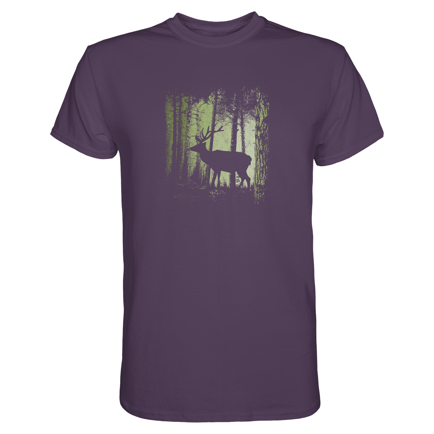 Hirsch im Zwielicht Wald - Premium Shirt