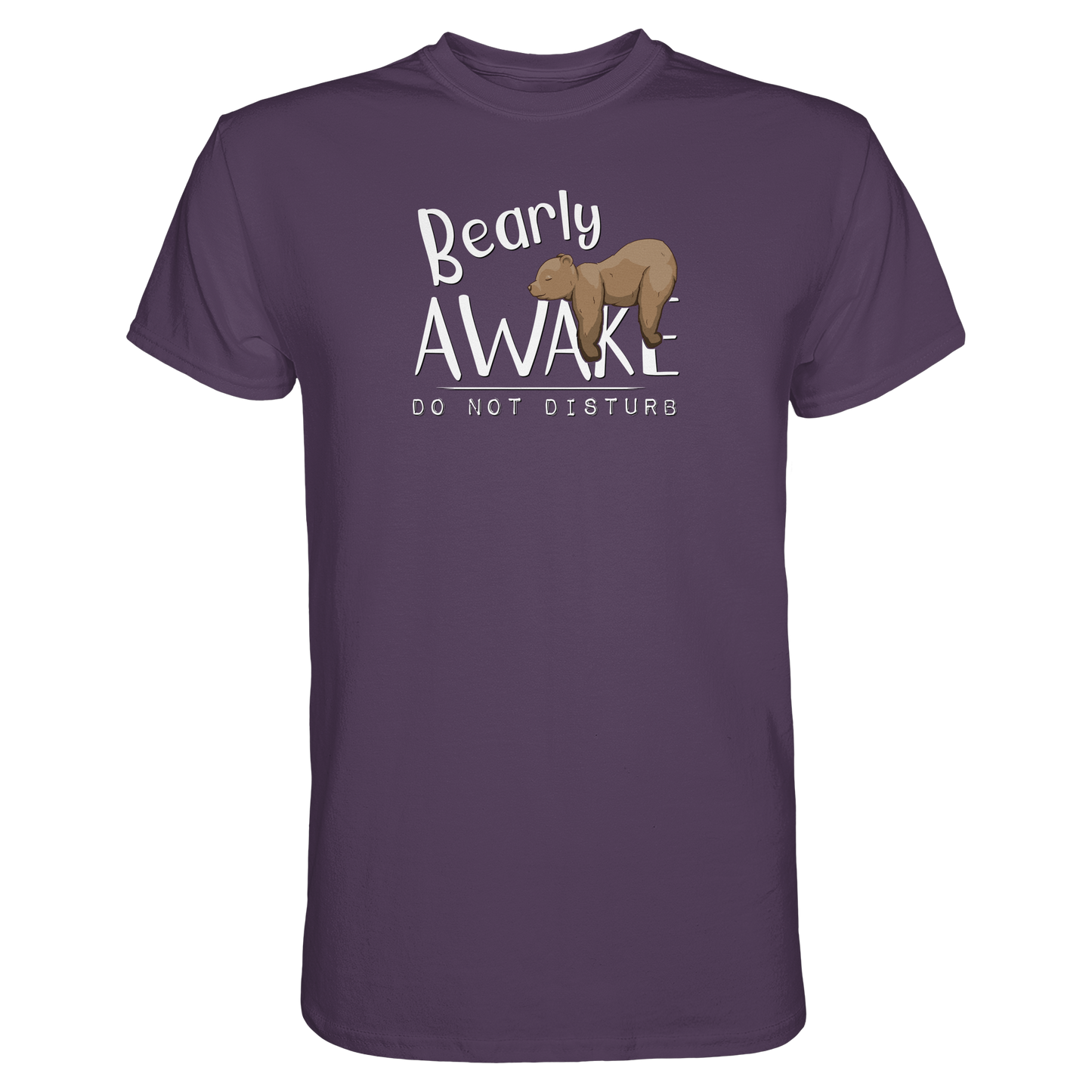 Bearly Awake Bitte nicht stören Bär - Premium Shirt