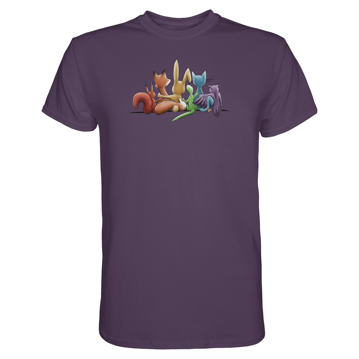 Regenbogen Tiere für Freundschaft, Toleranz und Vielfalt - Premium Shirt