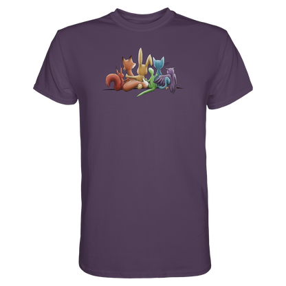 Regenbogen Tiere für Freundschaft, Toleranz und Vielfalt - Premium Shirt
