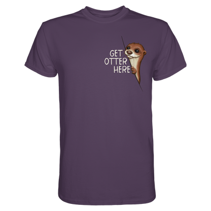 Get Otter Here | Lustiger Otter Kalauer - Premium Shirt