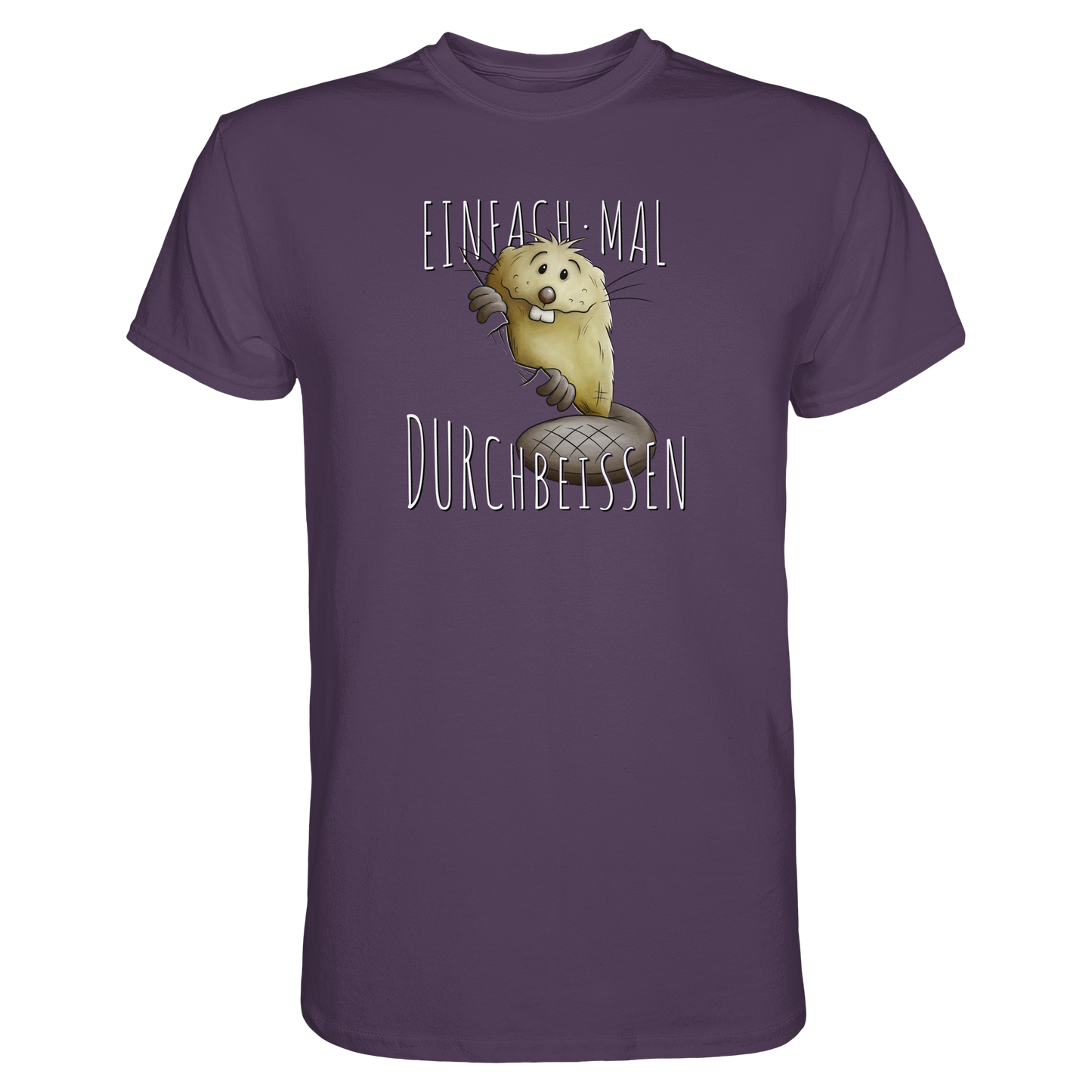 Einfach mal Durchbeissen Biber - Premium Shirt
