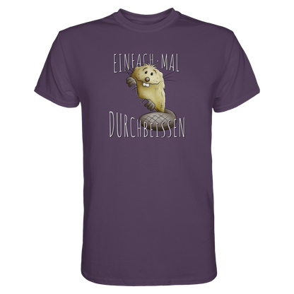 Einfach mal Durchbeissen Biber - Premium Shirt