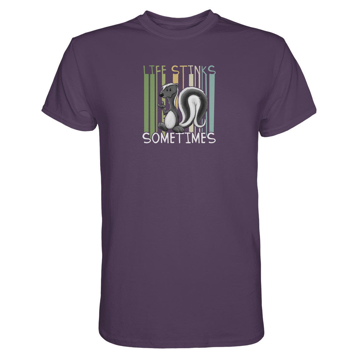 Life Stinks Sometimes Stinktier Weisheit - Premium Shirt