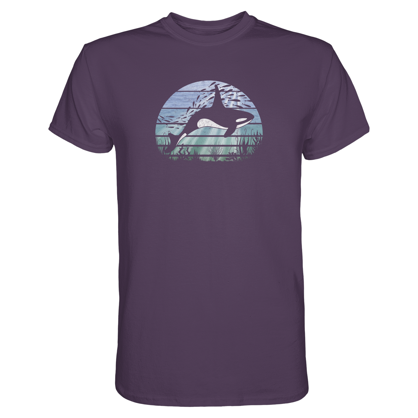 Retro Tiefsee Schwertwal Orca - Premium Shirt