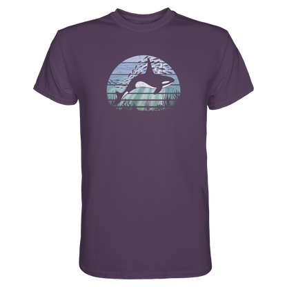 Retro Tiefsee Schwertwal Orca - Premium Shirt