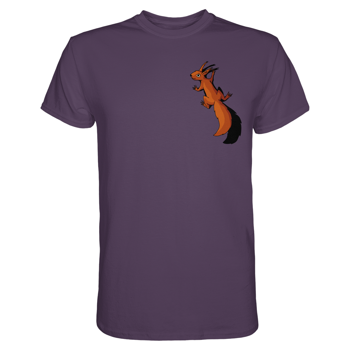 Süßes Eichhörnchen klettert - Premium Shirt