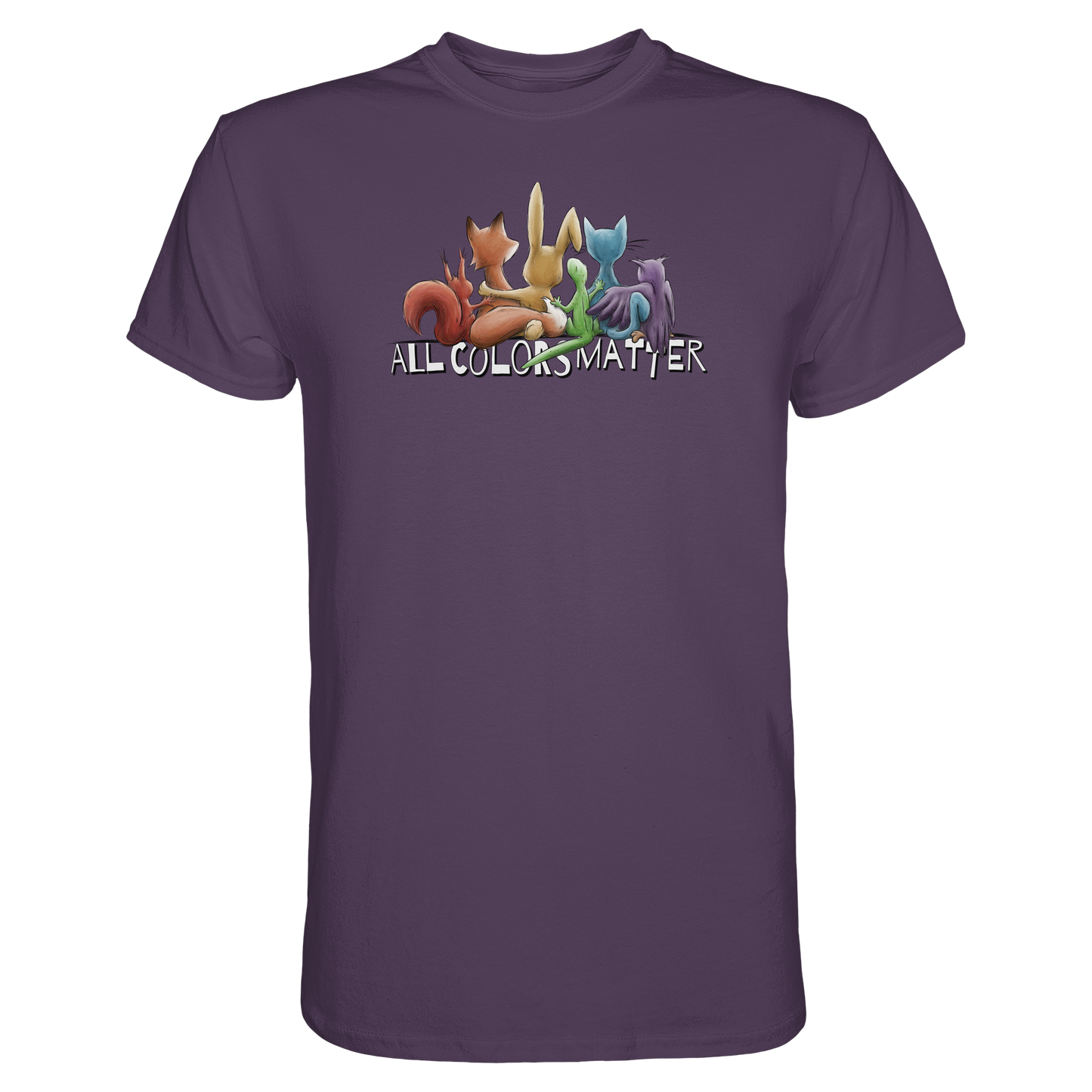 All Colors Matter! Regenbogen Tiere für Vielfalt - Premium Shirt