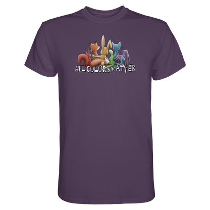 All Colors Matter! Regenbogen Tiere für Vielfalt - Premium Shirt