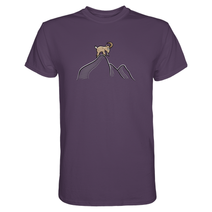 Ziegenbock in den Bergen - Premium Shirt