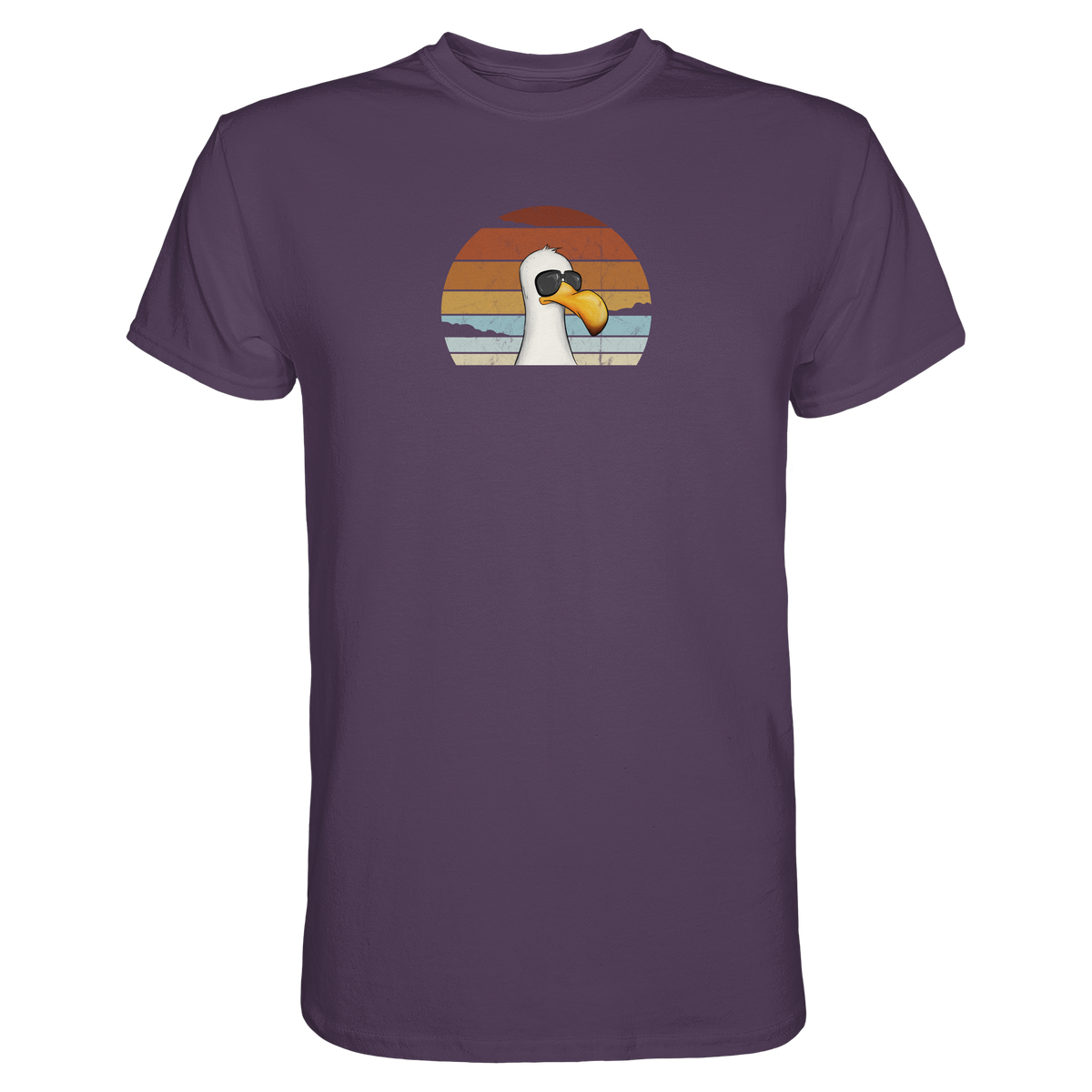 Cool lässige Retro Möwe - Premium Shirt