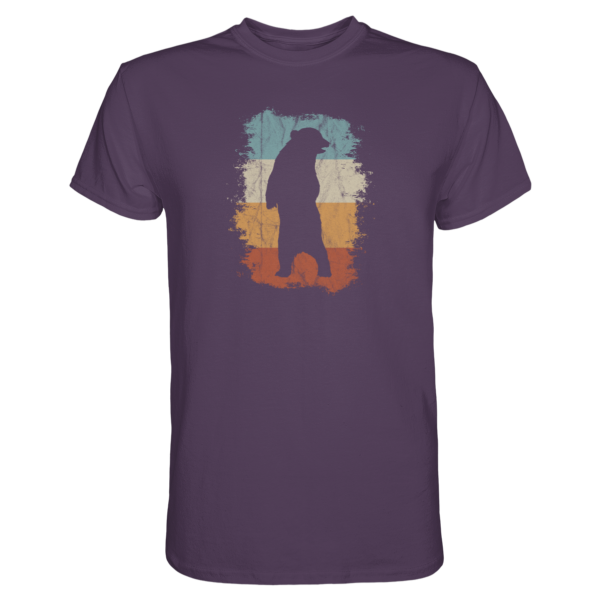 Retro Bären-Silhouette - Premium Shirt